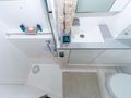 SISU Lagoon 45 - cabin 1 bathroom SISU Lagoon 45 - cabin 1 bathroom
