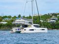 SISU Lagoon 45 - anchored side profile SISU Lagoon 45 - anchored side profile
