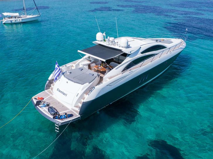 ELENTARI Sunseeker Predator 72 - anchored ELENTARI Sunseeker Predator 72 - anchored