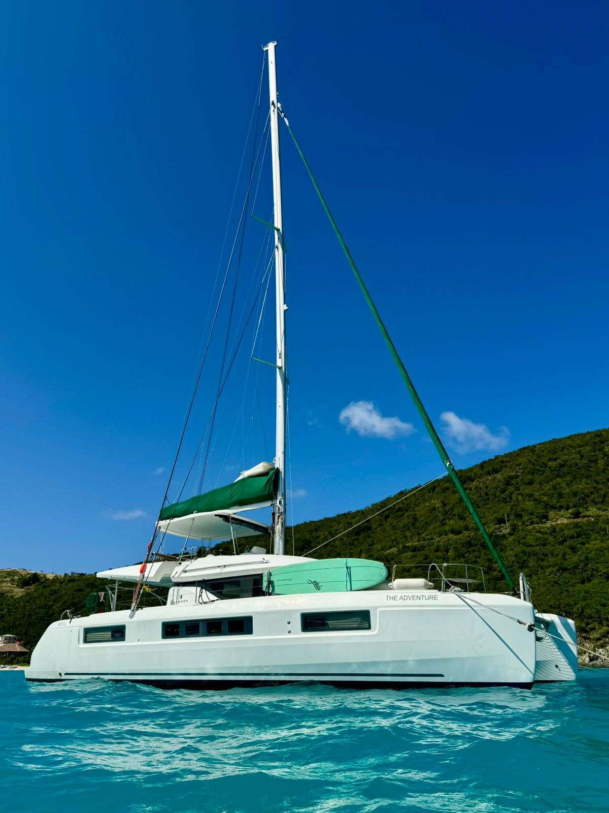 THE ADVENTURE Lagoon 50 - anchored