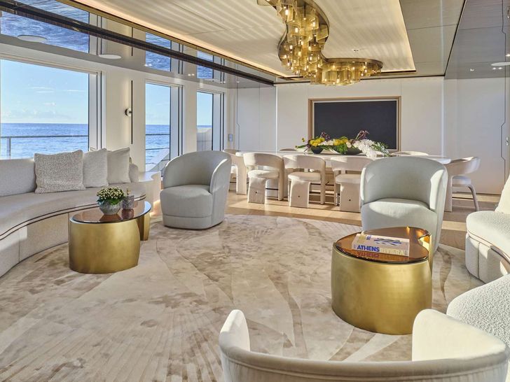 AXIOS Admiral Yacht Main Deck Salon AXIOS Admiral Yacht Main Deck Salon