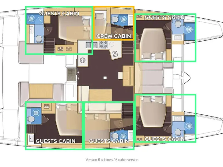 SERENITY Lagoon 52F - layout SERENITY Lagoon 52F - layout