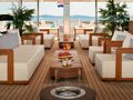 OHANA Custom 49m - alfresco seating area OHANA Custom 49m - alfresco seating area