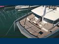 SEABARIT LX - Moon Yacht 60,aerial shot of the bow lounge and open bronzing area