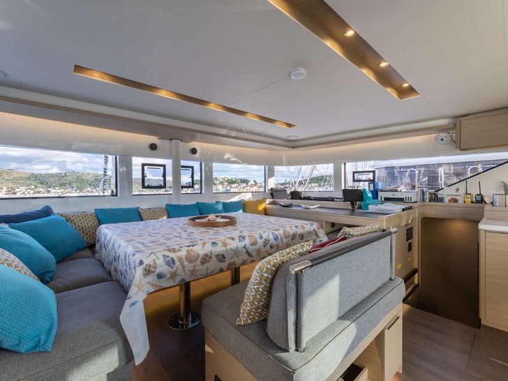 TWIN JOY - Lagoon 50,saloon panoramic view TWIN JOY - Lagoon 50,saloon panoramic view