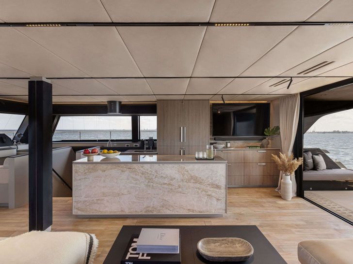 TRYST Moon Yacht 65 - galley TRYST Moon Yacht 65 - galley