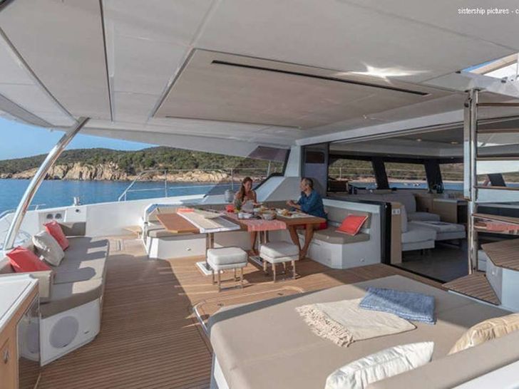 BREIZILE ONE Fountaine Pajot Alegria 67 - aft deck BREIZILE ONE Fountaine Pajot Alegria 67 - aft deck