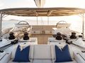 AKASHA Lagoon 620 - flybridge forward shot and sun beds AKASHA Lagoon 620 - flybridge forward shot and sun beds