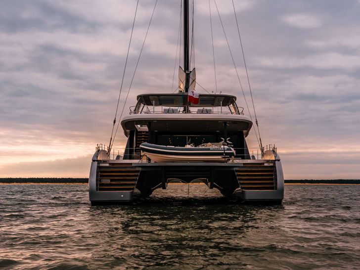 XMOTION Sunreef 80 - aft shot XMOTION Sunreef 80 - aft shot