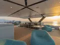SPACECAT Power Catamaran 36m - flybridge seating and minibar SPACECAT Power Catamaran 36m - flybridge seating and minibar