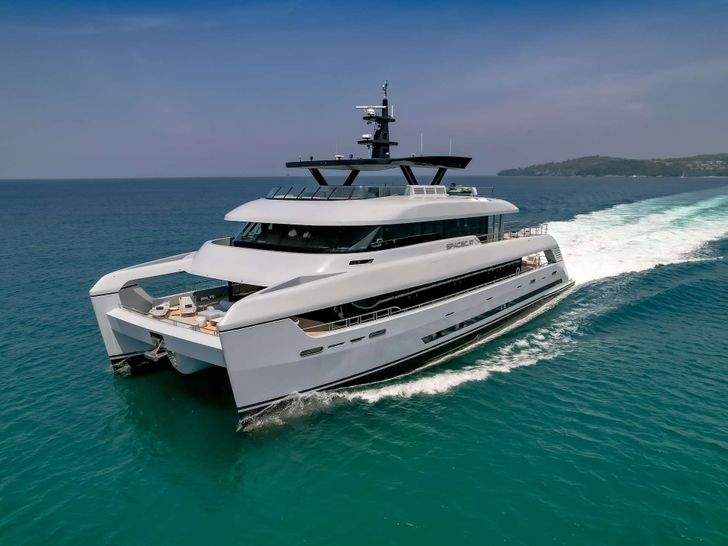 SPACECAT Power Catamaran 36m - main profile SPACECAT Power Catamaran 36m - main profile
