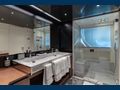 BEYOND BEYOND Sanlorenzo Riva Argo 90 master cabin bathroom