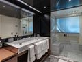BEYOND BEYOND Sanlorenzo Riva Argo 90 master cabin bathroom