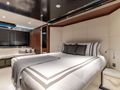 BEYOND BEYOND Sanlorenzo Riva Argo 90 - master cabin bed BEYOND BEYOND Sanlorenzo Riva Argo 90 - master cabin bed