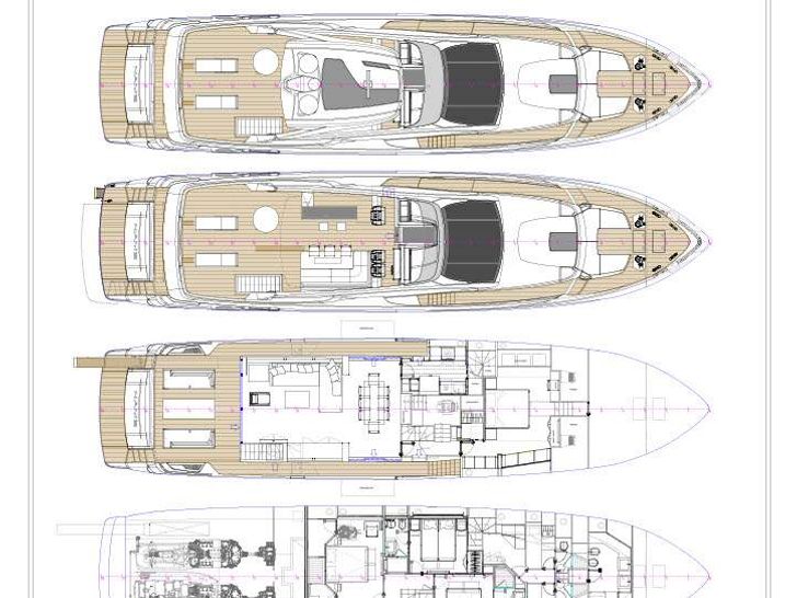 BEYOND BEYOND Sanlorenzo Riva Argo 90 motor yacht layout