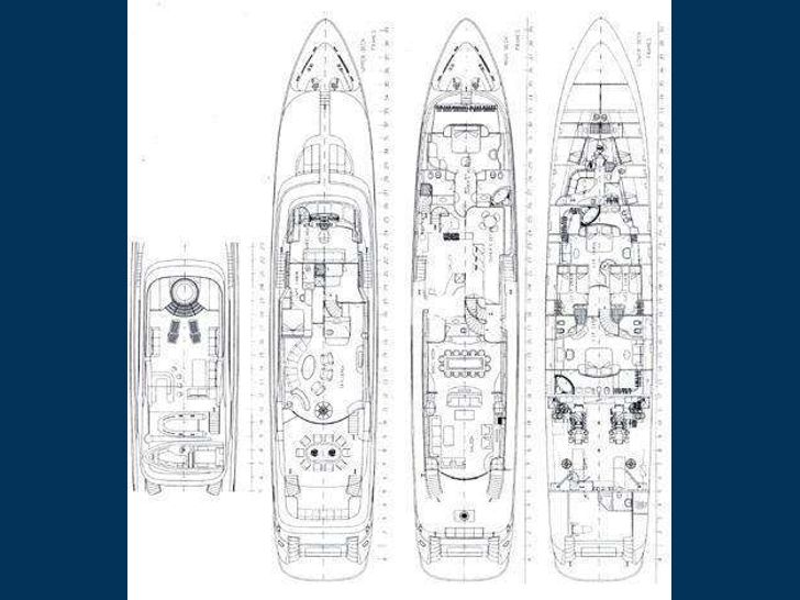 LADY G Mondomarine 146 motor yacht layout