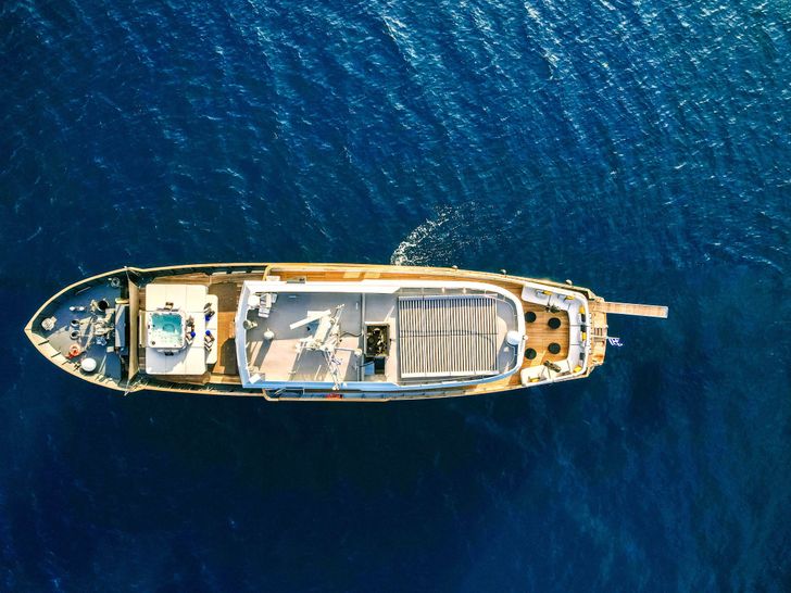 GEMAYA Abeking and Rasmussen 33m - top aerial shot GEMAYA Abeking and Rasmussen 33m - top aerial shot