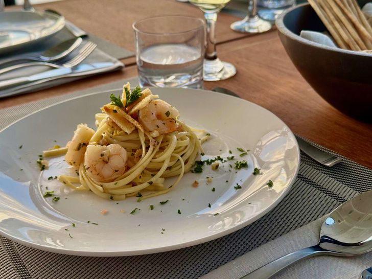 RITMO Lagoon 46 - sample pasta dish RITMO Lagoon 46 - sample pasta dish