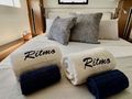 RITMO Lagoon 46 towels and beddings