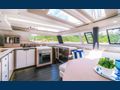 HELIDONI Fountaine Pajot Tanna 47 galley and saloon seating