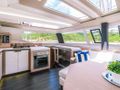 HELIDONI Fountaine Pajot Tanna 47 galley and saloon seating