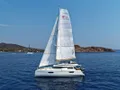 HELIDONI Fountaine Pajot Tanna 47 - side profile cruising HELIDONI Fountaine Pajot Tanna 47 - side profile cruising