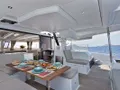 HELIDONI Fountaine Pajot Tanna 47 - aft deck dining area HELIDONI Fountaine Pajot Tanna 47 - aft deck dining area