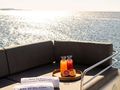 KING OF DIAMONDS Lagoon 560 S2 flybridge seating KING OF DIAMONDS Lagoon 560 S2 flybridge seating