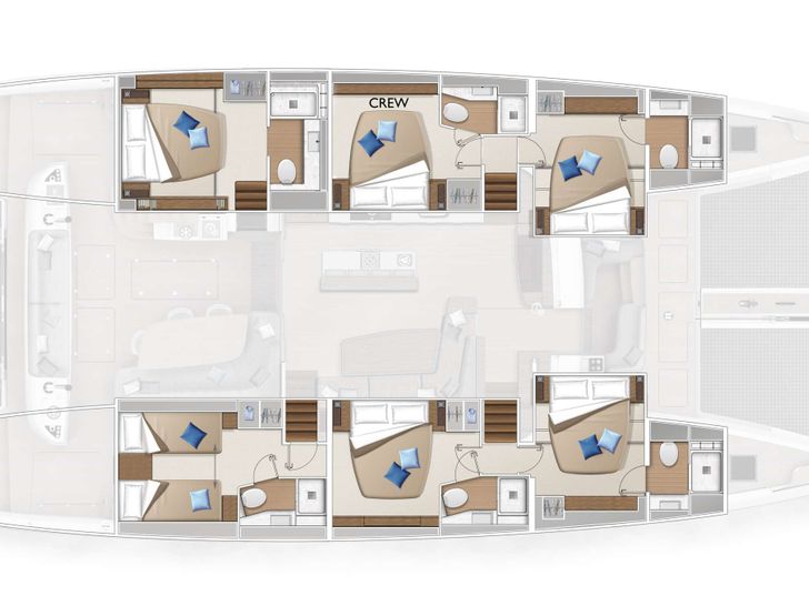 SEAHOME II Lagoon Sixty 5 - layout SEAHOME II Lagoon Sixty 5 - layout