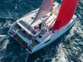 RISE Fountaine Pajot Astrea 42 - top aerial shot RISE Fountaine Pajot Astrea 42 - top aerial shot