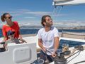 RISE Fountaine Pajot Astrea 42 - flybridge helm RISE Fountaine Pajot Astrea 42 - flybridge helm