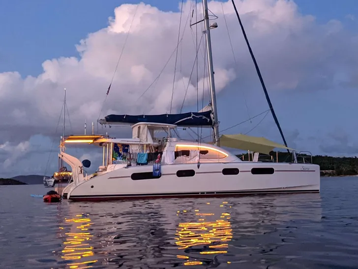 SARA Leopard 46 - side profile SARA Leopard 46 - side profile