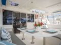 SARA Leopard 46 - aft deck dining area SARA Leopard 46 - aft deck dining area