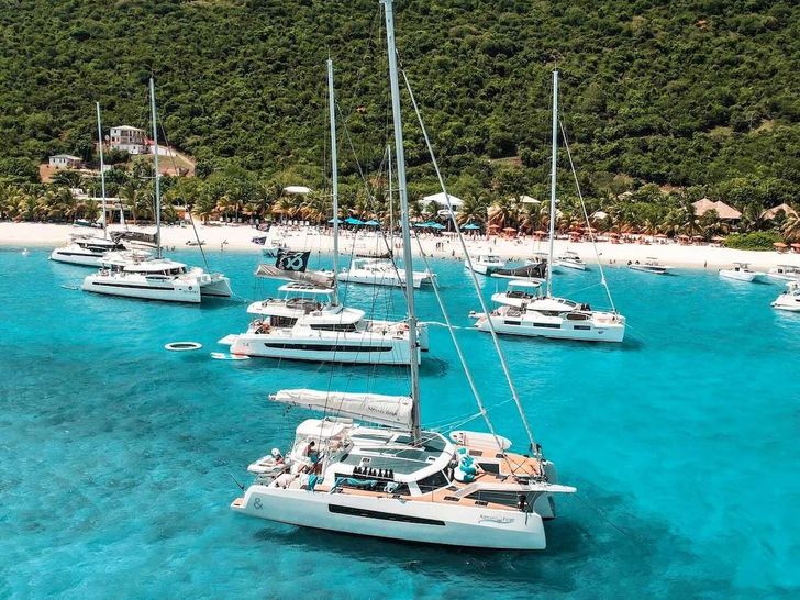 NEPTUNE'S ESCAPE Neel 52 - anchored near the beach NEPTUNE'S ESCAPE Neel 52 - anchored near the beach