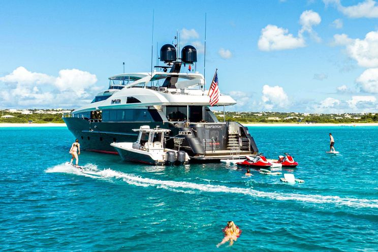 Charter Yacht TEMPTATION - Palmer Johnson 123 - 4 Cabins - Nassau - Exumas - Bahamas