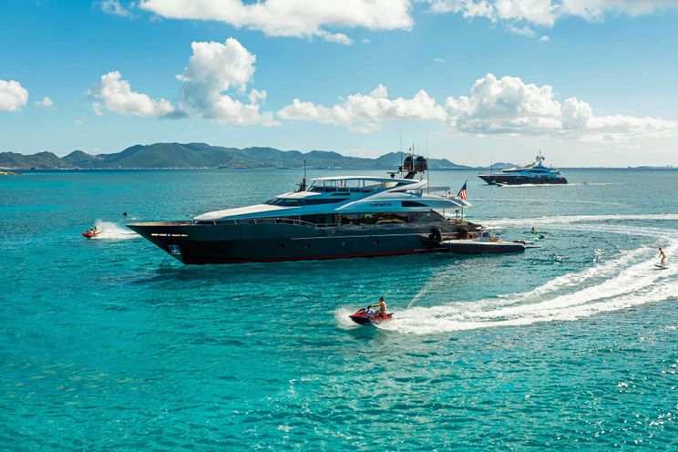 Charter Yacht TEMPTATION - Palmer Johnson 123 - 4 Cabins - Nassau - Exumas - Bahamas