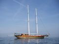 DERIYA DENIZ Custom Gulet 23m - anchored side profile DERIYA DENIZ Custom Gulet 23m - anchored side profile