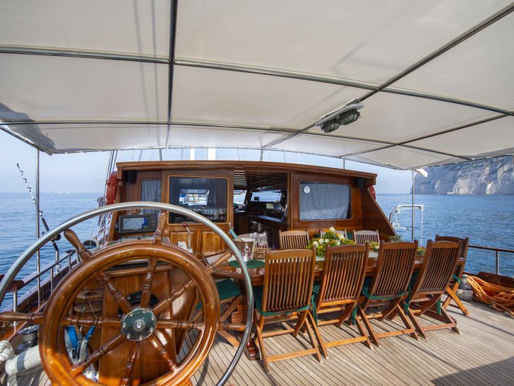 DERIYA DENIZ Custom Gulet 23m - helm DERIYA DENIZ Custom Gulet 23m - helm