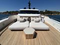 FLORI Sanlorenzo SL96A foredeck bronzing area FLORI Sanlorenzo SL96A foredeck bronzing area