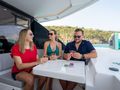 BOATOX Robertson and Caine Leopard 50 - guests on the aft deck BOATOX Robertson and Caine Leopard 50 - guests on the aft deck