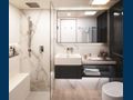 N+1 Sunreef 70 master cabin bathroom