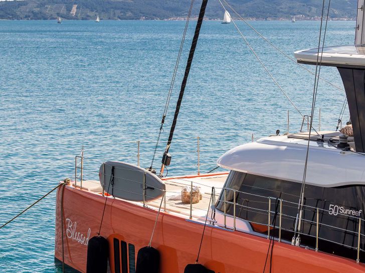 BLESSED Sunreef 50 - side hull BLESSED Sunreef 50 - side hull