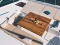 NONAME Bali 5.4 - foredeck wine party NONAME Bali 5.4 - foredeck wine party