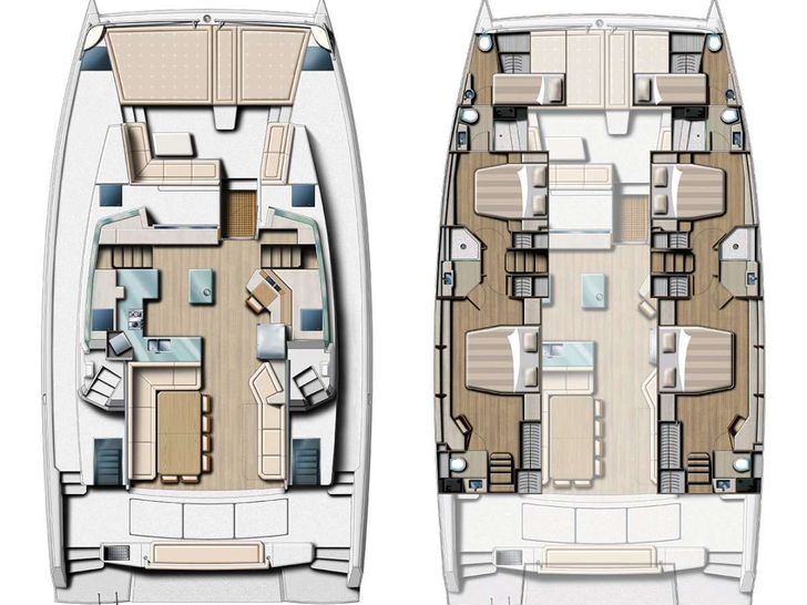 UMIKO Bali 5.4 - interior layout UMIKO Bali 5.4 - interior layout