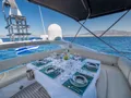 POLPO Sunseeker 69 - flybridge dining area POLPO Sunseeker 69 - flybridge dining area