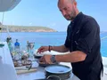 SHADES OF GREY Sunreef 80 - chef in action SHADES OF GREY Sunreef 80 - chef in action