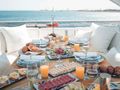 LOVE T Azimut Grande 35m - alfresco breakfast LOVE T Azimut Grande 35m - alfresco breakfast