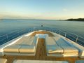 LOVE T Azimut Grande 35m - foredeck bronzing area LOVE T Azimut Grande 35m - foredeck bronzing area