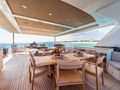 EXIT STRATEGY Numarine 26 XP - sundeck dining area EXIT STRATEGY Numarine 26 XP - sundeck dining area