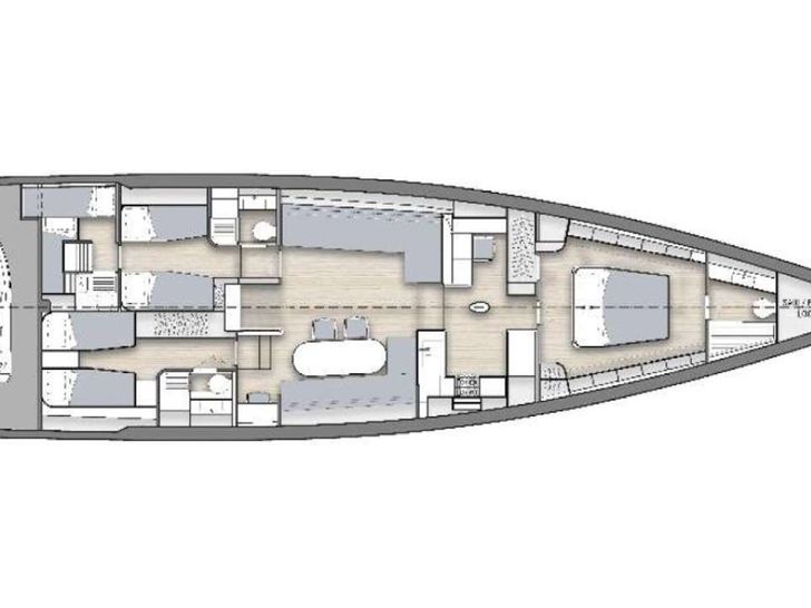 YUME YYacht Y7 - layout YUME YYacht Y7 - layout